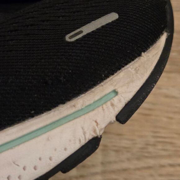 Brooks Ghost 14 Running Shoes Womens Size 8 Black Pink Sneakers 1203561B013 - Picture 9 of 10